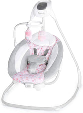 Silla Mecedora Eléctrica Rosa Búho Ingenuity Bebé